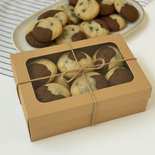 Double-Chocolate Brownie Chip Cookies – Box of Bliss (1LB)